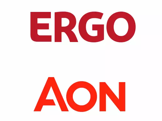 Logo von Aon und ERGO